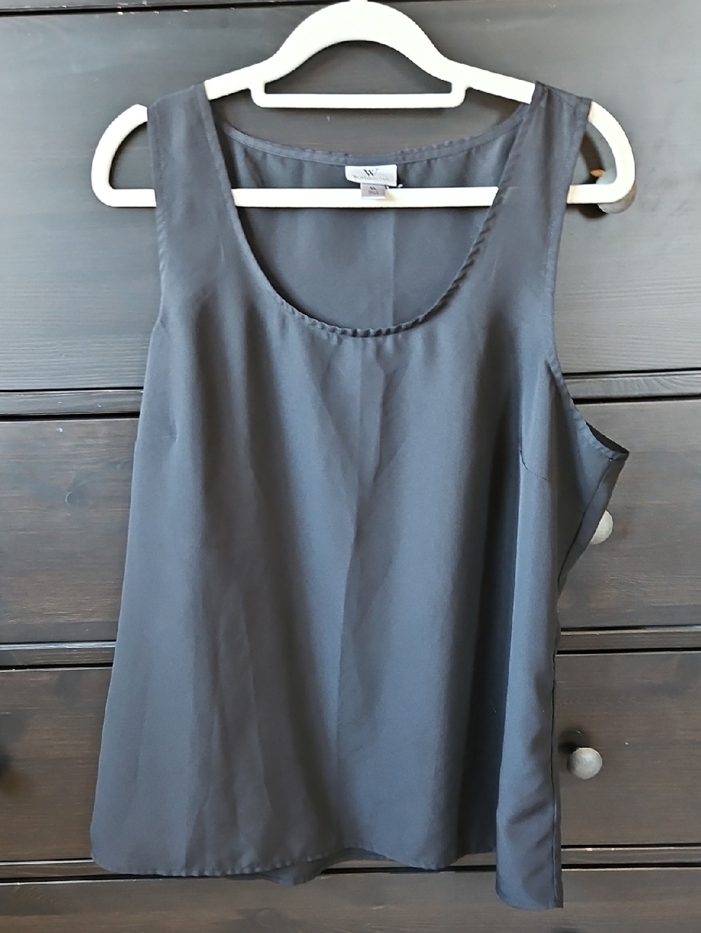 Worthington Black Scoop Neck Tank